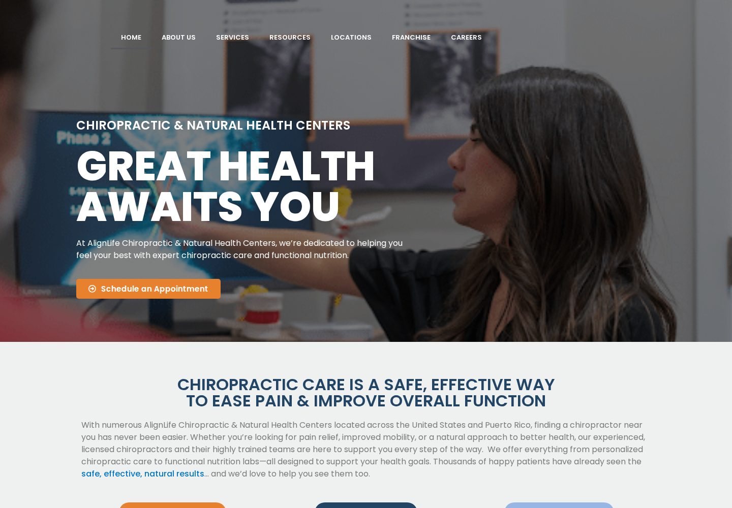 AlignLife website design reference